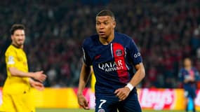 Kylian Mbappé face à Dortmund le 7 mai 2024