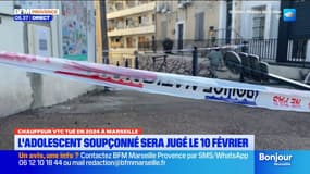 Chauffeur VTC tué en 2024 à Marseille. L'adolescent soupçonné sera jugé le 10 février 