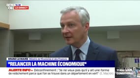 Bruno Le Maire: "L'enjeu, c'est de relancer la machine économique"
