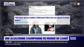 Alsace: Laura Fontaine double championne du monde de canoë