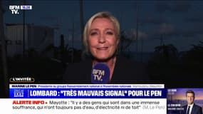 "Quand on a un ami comme M. Lombard, mieux vaut avoir un ennemi": Marine Le Pen estime que le ministre de l'Économie n'est "pas très diplomate" 