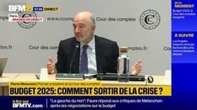 Budget: "le vrai problème, c'est l'instabilité politique" assure Pierre Moscovici à la Cour des comptes