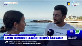 "C'est beaucoup d'entraînement": Noam Yaron, nagueur d'Ultra-Endurance, veut traverser la Méditerranée à la nage
