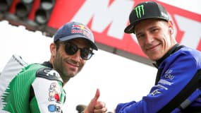Johann Zarco et Fabio Quartararo en juin 2024