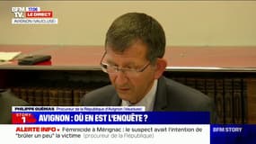 Policier tué à Avignon: "Le meurtrier du brigadier Éric Masson n'a pas encore été interpellé", selon le procureur