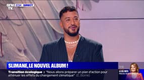 Slimane nous parle de son nouvel album sur BFMTV