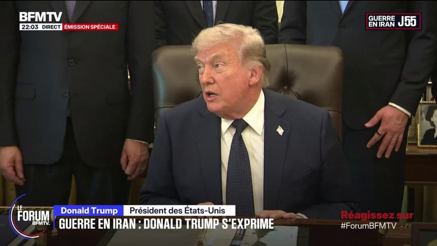 Guerre en Iran: "On a un blocus qui est efficace à 100%", juge Donald Trump