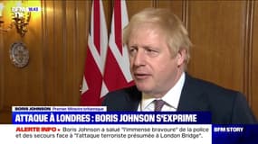 Attaque terroriste à Londres: Boris Johnson salue "la bravoure extraordinaire des passants qui sont intervenus"