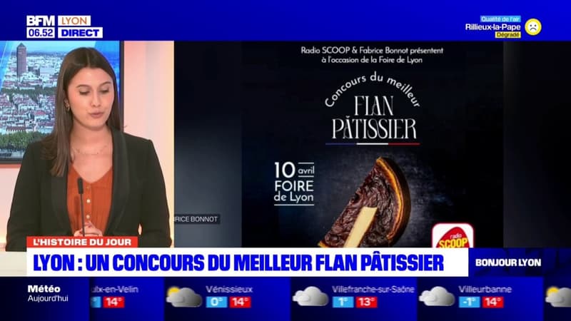 Lyon: un concours du meilleur flan pâtissier