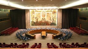 La salle du Conseil de sécurité des Nations unies, à New York.