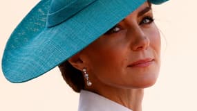La princesse Kate aux célébrations de Trooping the colour, le 14 juin à Londres.