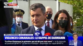 Violences conjugales: Gérald Darmanin déclare que "190.000 plaintes sont suivies chaque année"