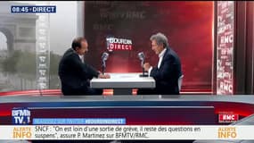 Est-ce que l'UNSA et la CFDT vont quitter la grève? Vous leur poserez la question quand vous les croiserez ! Pour l'instant ça tient et c'est une bonne chose"