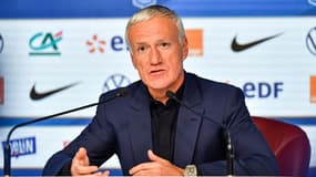 Didier Deschamps en conférence de presse, le 17 mars 2022