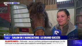 Salon de l'Agriculture: "C'est la première fois qu'on voit autant de monde" selon cette éleveuse de chevaux