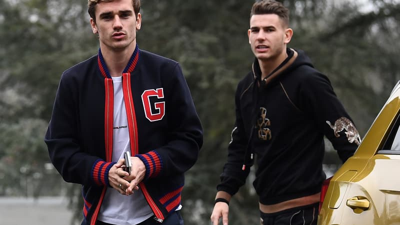 Antoine Griezmann et Lucas Hernandez