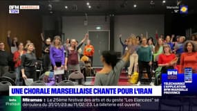 Une chorale marseillaise chante pour soutenir les manifestants en Iran