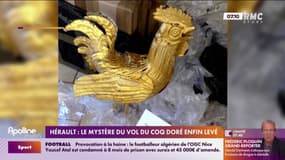 Hérault : le mystère du vol du coq doré enfin levé
