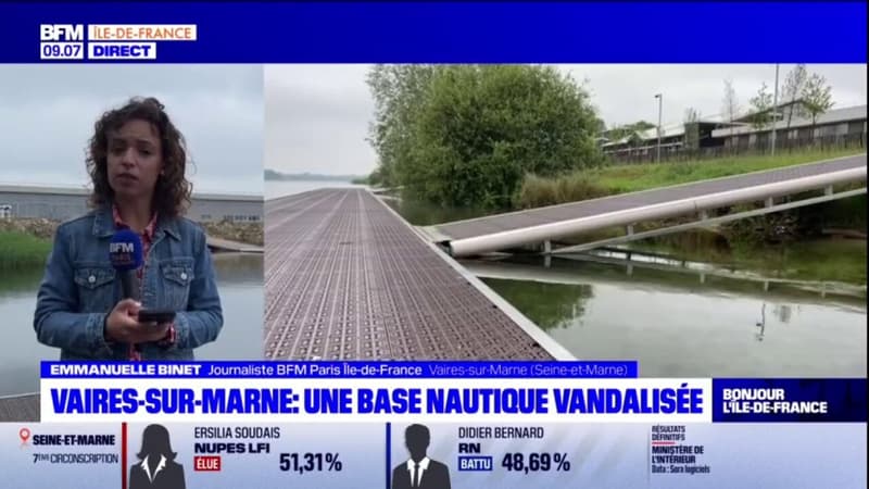 Vaires-sur-Marne: une base nautique vandalisée