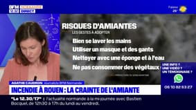 Incendie à Rouen: les bons gestes à suivre en cas de découverte de débris