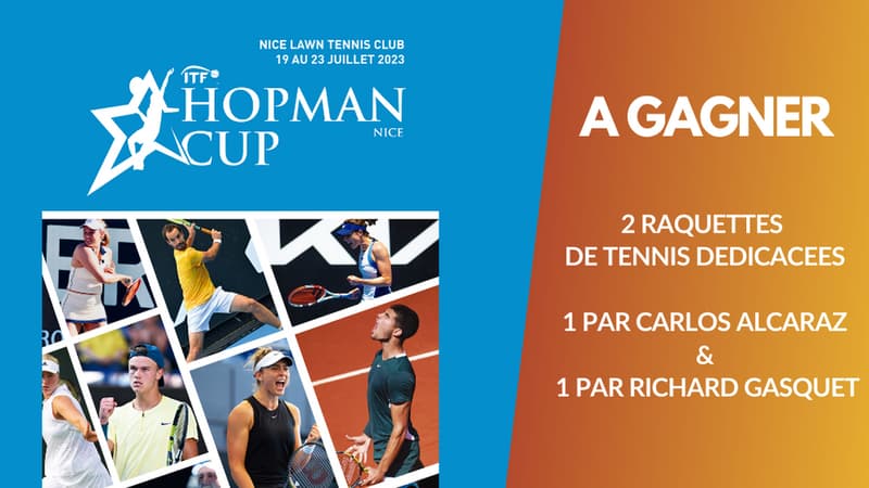 A gagner : 2 raquettes dédicacées, l'une par Carlos Alcaraz et l'autre par Richard Gasquet