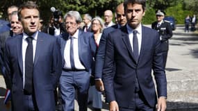 Emmanuel Macron et Gabriel Attal le 1er septembre 2023