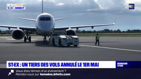 Aéroport Lyon Saint-Exupéry : 33% des vols annulés le 1er mai