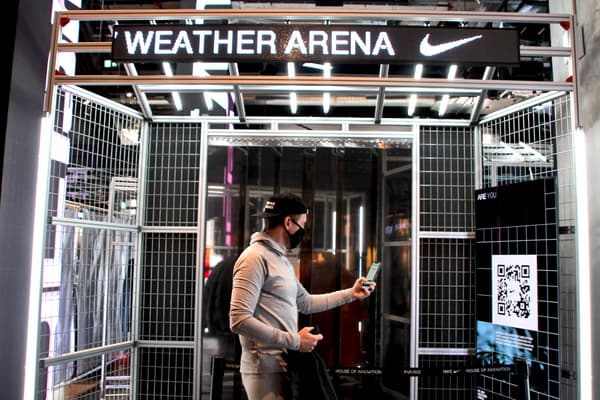 Enregistrez-vous gratuitement chez Nike pour avoir accès à la Weather Arena. 