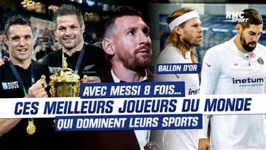 Ballon d'Or : Avec Messi 8 fois, ces meilleurs joueurs du monde qui dominent leur sport