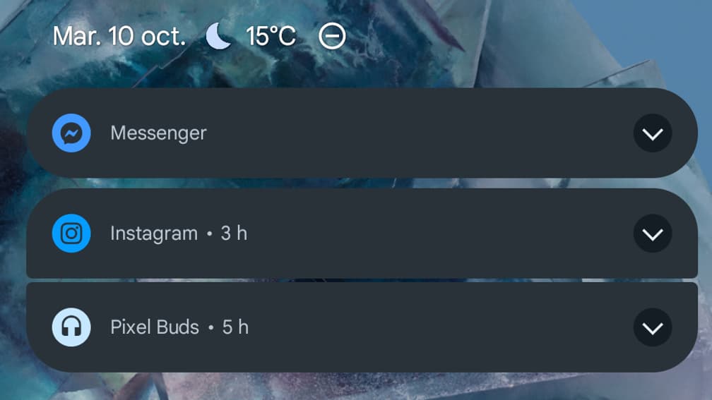 Les notifications sont désormais regroupées sous Android 14