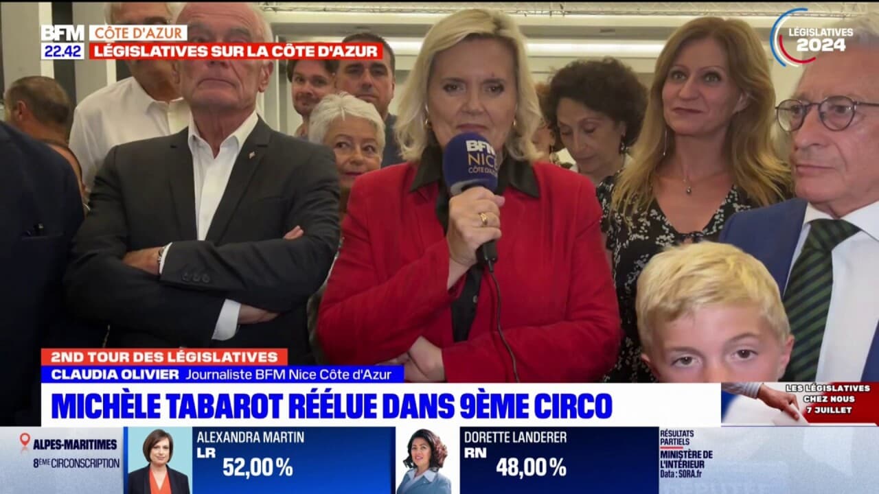 Législatives 2024 Michèle Tabarot (LR) réélue députée de la 9e