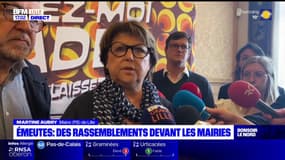 Violences urbaines: la maire de Lille Martine Aubry annoncé la création d'un numéro vert pour aider les commerçants