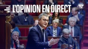 Gérald Darmanin à l'Assemblée le 19 décembre 2023