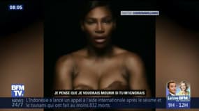 Serena Williams enlève le haut et chante pour promouvoir le dépistage du cancer du sein