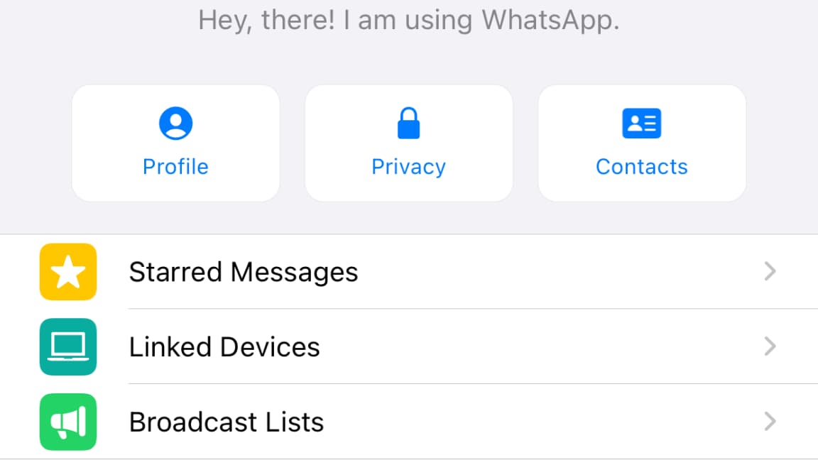 Le futur onglet "Vous" sur WhatsApp