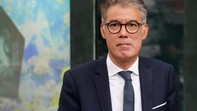 Le Premier secrétaire du parti socialiste Olivier Faure, le 12 octobre 2023 à Paris