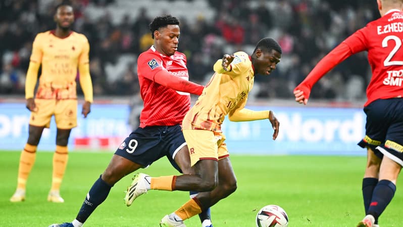 Cheikh Tidiane Sabaly et Jonathan David, le 3 décembre 2023