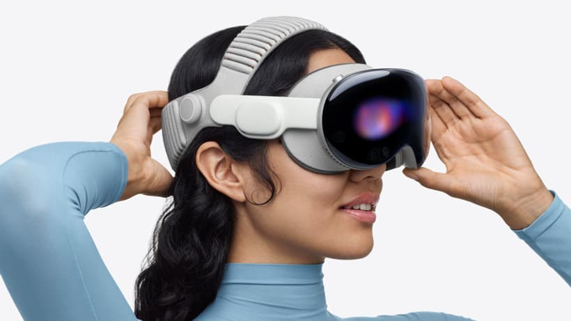 Le Vision Pro d'Apple avec la puce M5. Le Vision Pro d'Apple avec la puce M5.