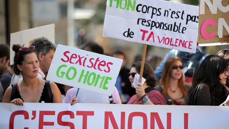 Manifestation contre les violences faites aux femmes en 2012