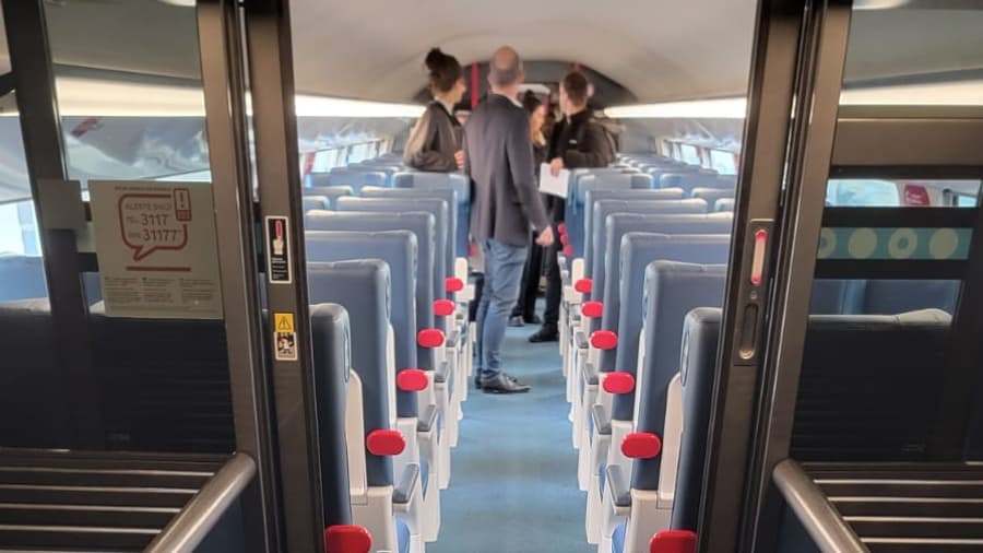 Les nouvelles rames des TGV Ouigo ont été redesignées.