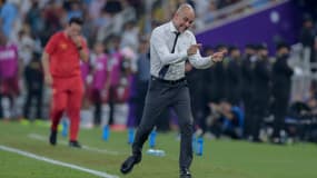 Pep Guardiola avec Manchester City, à Djeddah le 22 décembre 2023