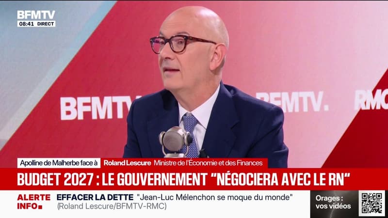"Pas pour cette année, pas généralisée": Roland Lescure réfute l'hypothèse d'une année blanche budgétaire