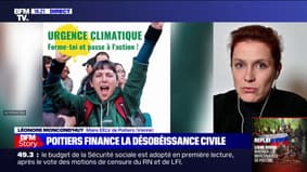 Une association qui prône la "désobéissance civile" financée par la mairie de Poitiers, la maire se justifie sur BFMTV