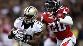 Phillip Adams (à droite) avec les Atlanta Falcons en 2015