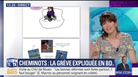 Quand une vidéo de BFMTV inspire une bande dessinée sur les cheminots