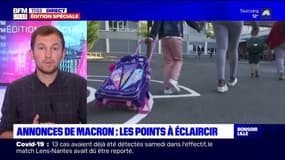 Annonces de Macron: les points à éclaircir