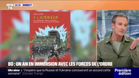 L'auteur Mathieu Sapin dessine un an d'immersion avec les forces de l'ordre dans sa bande-dessinée "À l'intérieur"