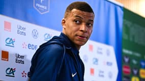 Kylian Mbappé en conférence de presse avec les Bleus, 26 mars 2023