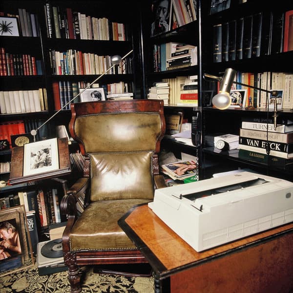 Le bureau de Serge Gainsbourg dans sa maison à Paris