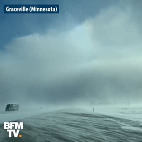Immersion sur une route du Minnesota, en plein vortex polaire